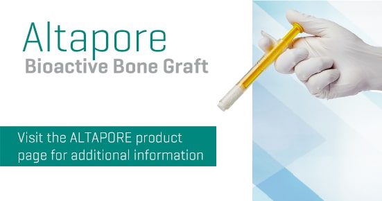 Syringe of Altapore Bone Graft Substitute