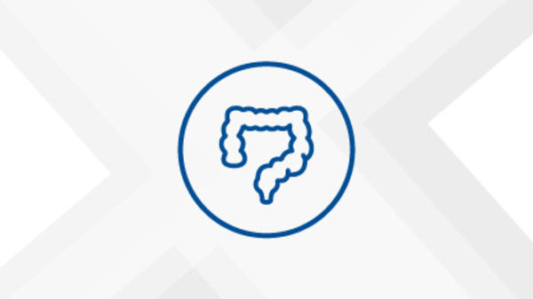 blue intestines icon