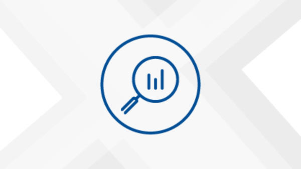 blue magnifying glass icon