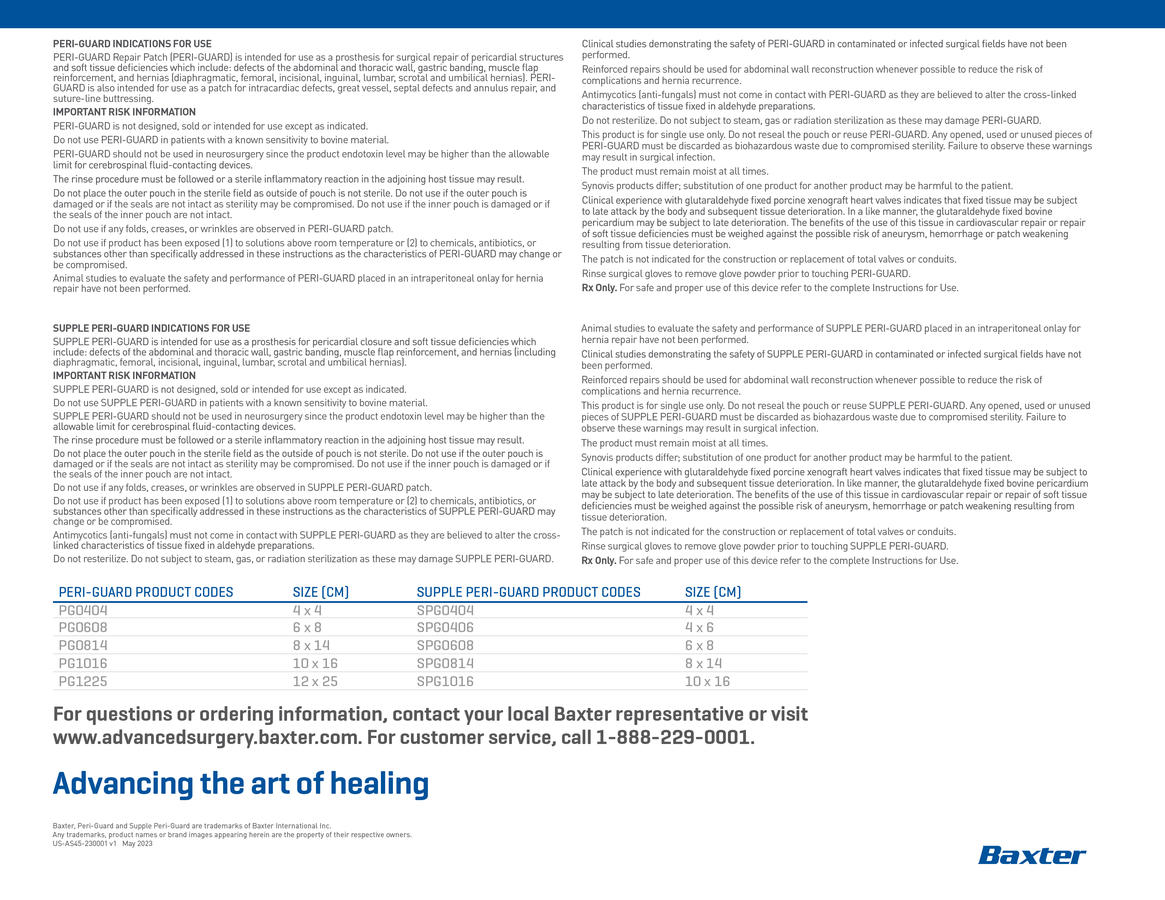 PERI-GUARDandSUPPLEPERI-GUARDPreparationGuide2